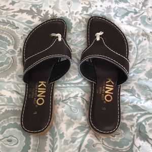 Dark Brown Kino Sandals